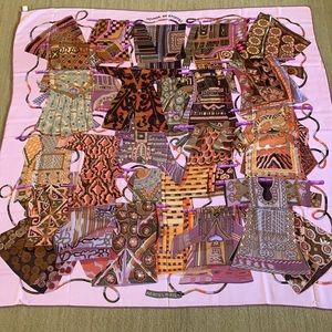 Authentic Hermes Voyage en Etoffes shawl